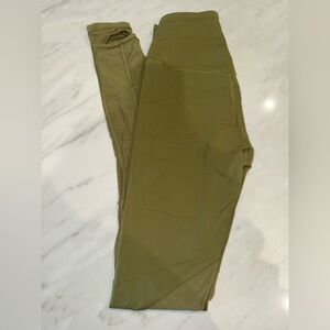 Lululemon Athletic High-Waist Leggings in Olive Green